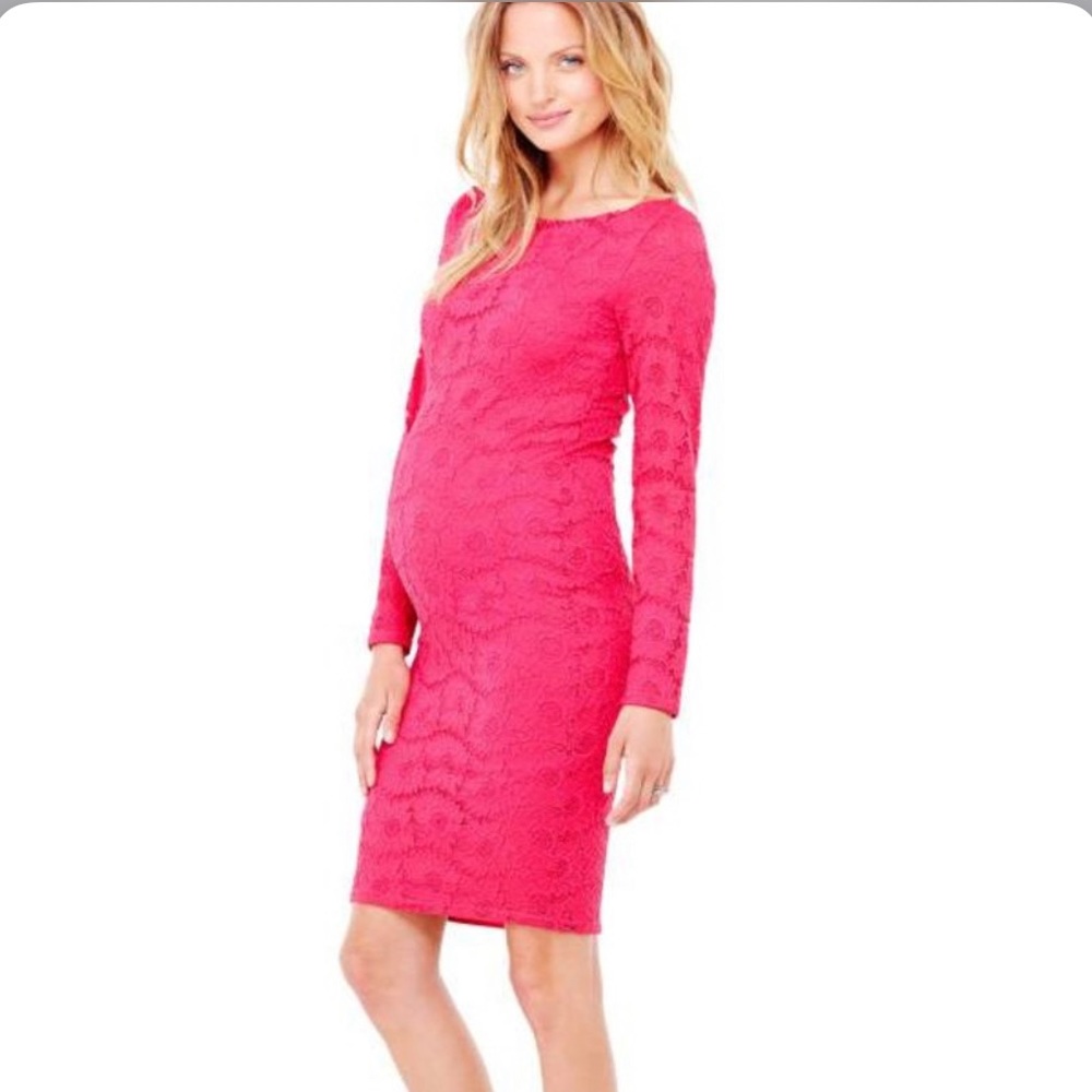 Floral Lace Spring Maternity Dress
